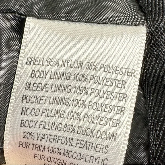 Calvin Klein Women's Long Sleeve Duck Down Quilted Puffer Jacket Black Size M - Picture 9 of 11